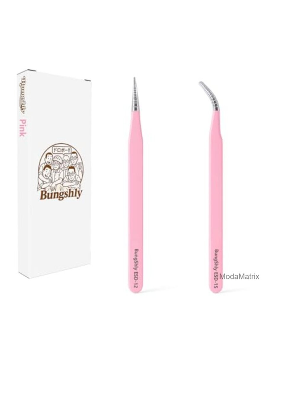 Precision Stainless Steel Nail Art Tweezers Set for Rhinestones Stickers Decals